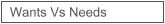 Bucks County, PA Real Estate Wants Vs Needs Checklist